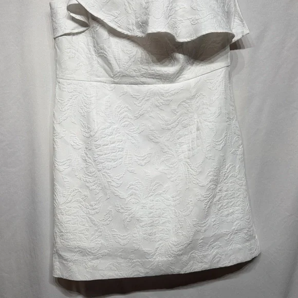 Lilly Pulitzer Kipton Romper Resort White Pineapple Pucker Jacquard NEW Size 16 - Picture 6 of 13